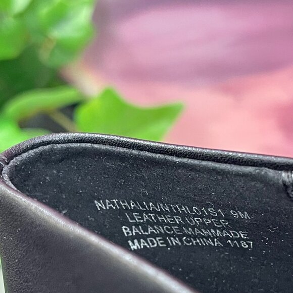 Steve Madden Womens Black Leather Pointed Toe Kitten Heel Pumps 9 - Picture 12 of 12